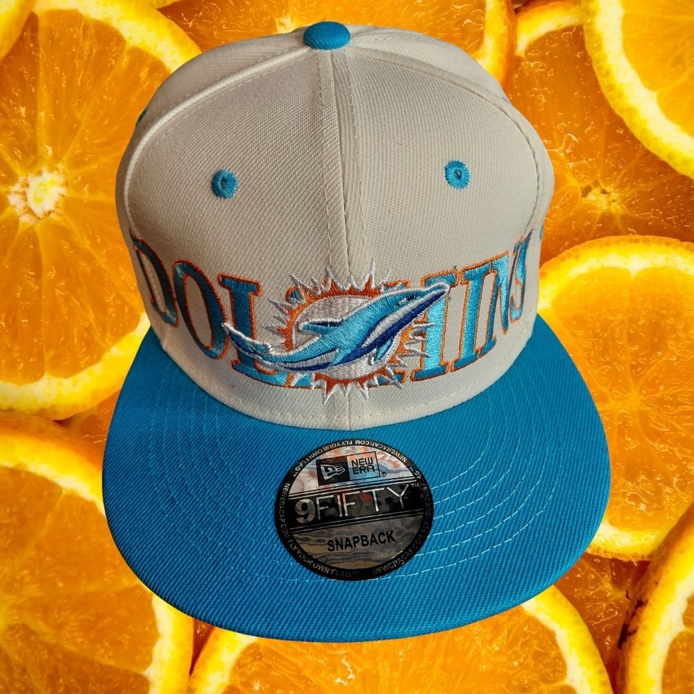 Miami Dolphins New Era 9FIFTY NFL Football Snapback Hat Cap